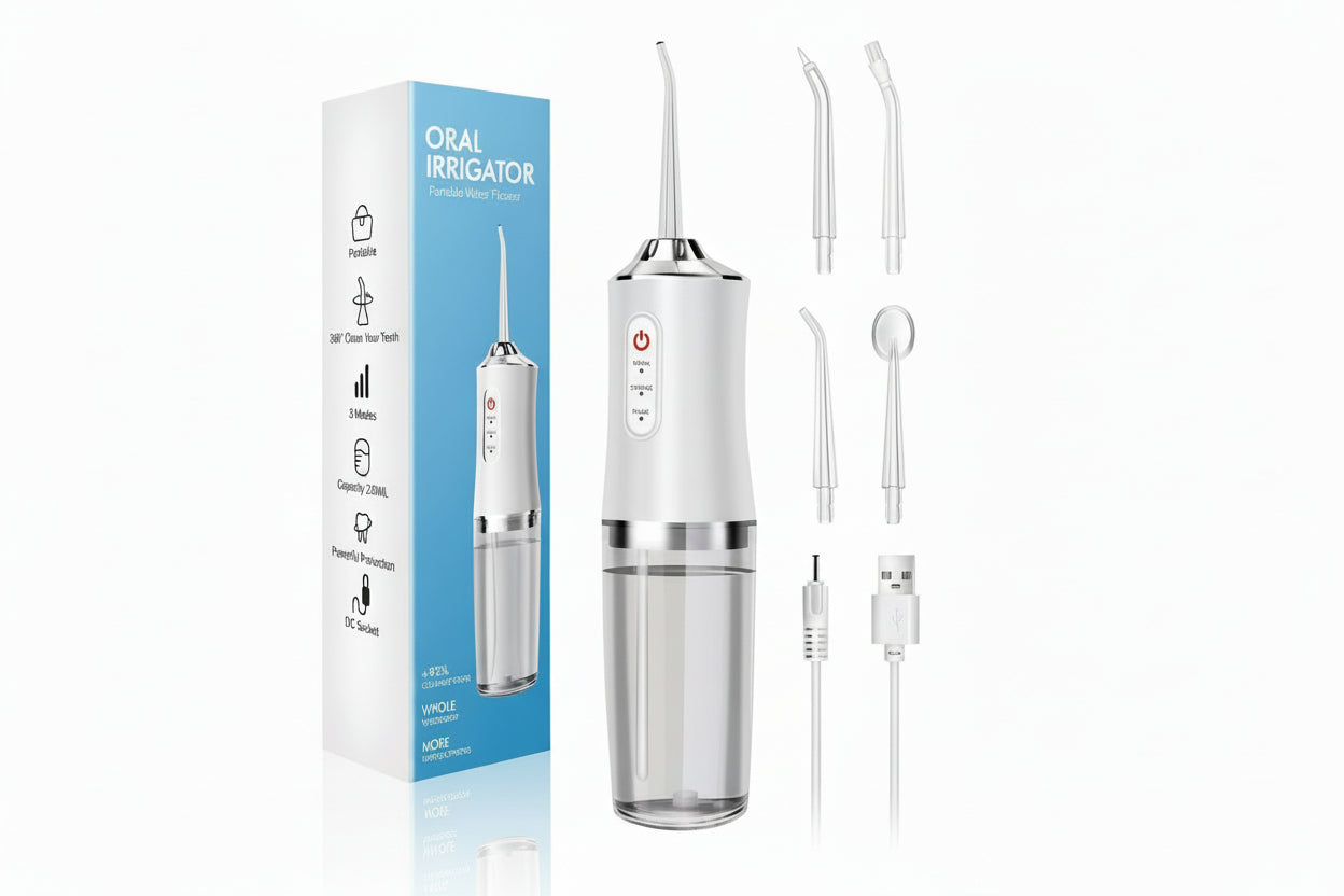 Powerful Water Oral Irrigation Irrigator Jet Ultrasound Air Ipx7 Waterproof Mouthwash Machines Dental Floss Flosser Irigator